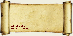 Tina Šijakov vizit kartica